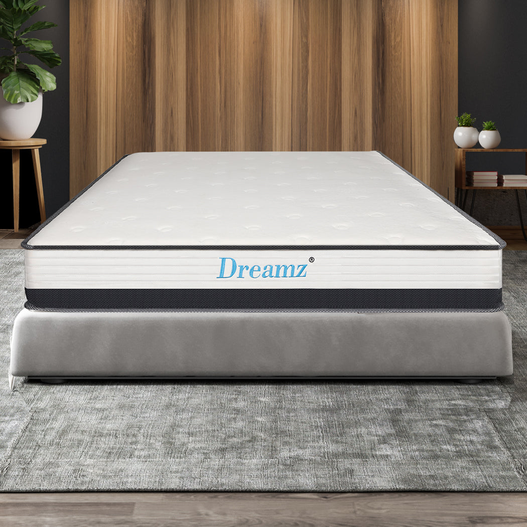 France 21cm Spring Mattress Premium Bed Top Foam Medium Firm - Single