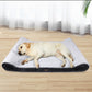 Pyrenean Dog Beds Orthopedic With Memory Foram Warm Mattress Plush - Grey LARGE
