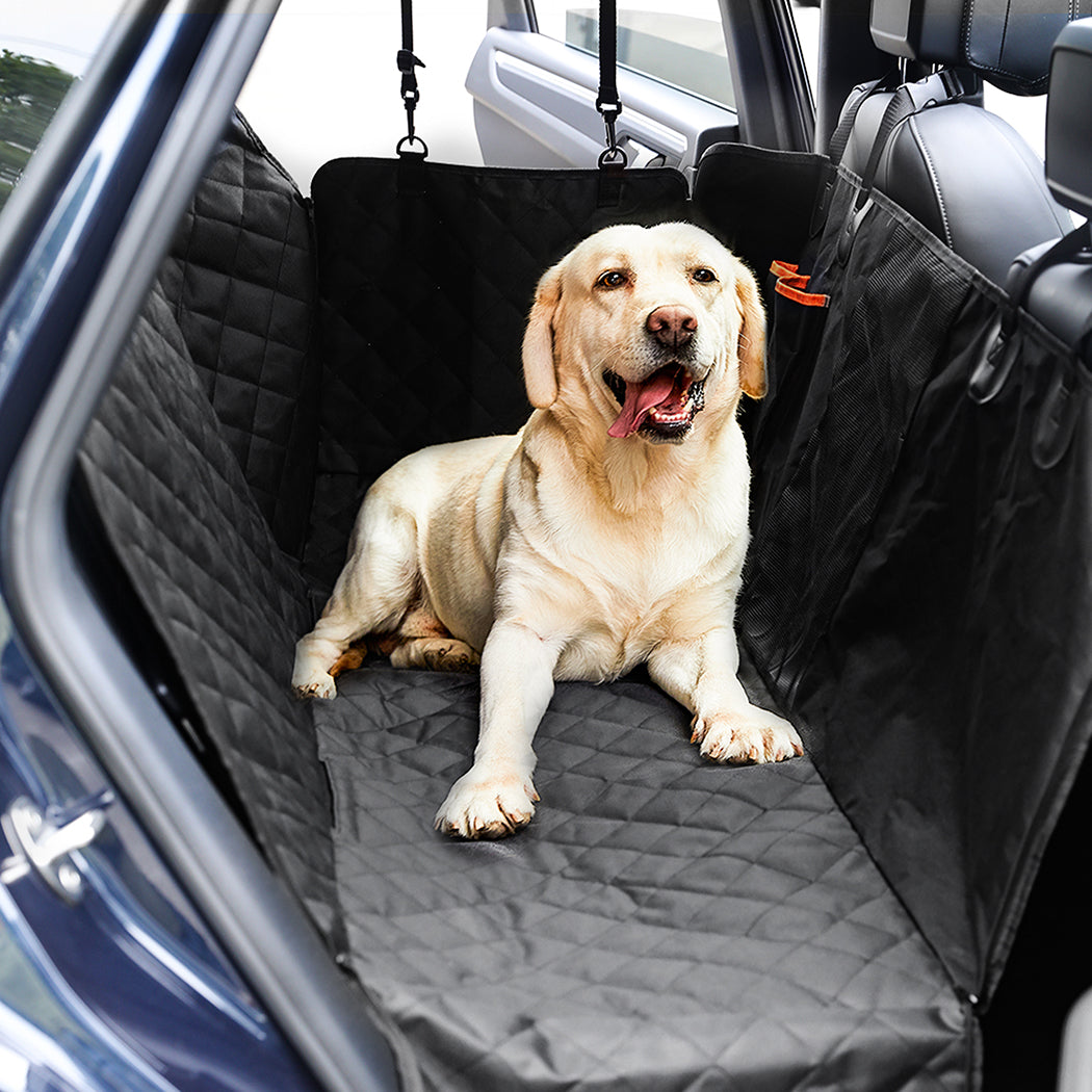 Pet Car Seat Cover Cat Dog Hammock Non Slip Waterproof Protector Mat Black - Black