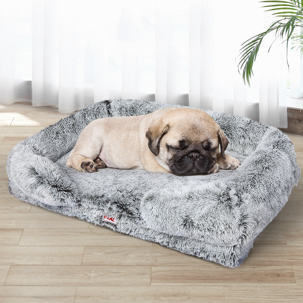 SMALL Dog Beds Pet Orthopedic Sofa - Grey