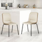 Elspeth Set of 4 Stackable Dining Chairs Kitchen - Beige