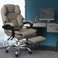 Levede Gaming Chair Office Computer Grey Footrest