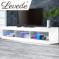 Leif 150cm TV Cabinet Led Entertainment Unit Storage Stand Cabinets Modern - White