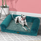 LARGE Dog Beds Pet Sofa Bedding Soft Warm - Blue