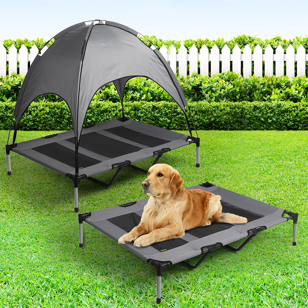 XLarge Dog Beds Pet Trampoline Elevated - Grey