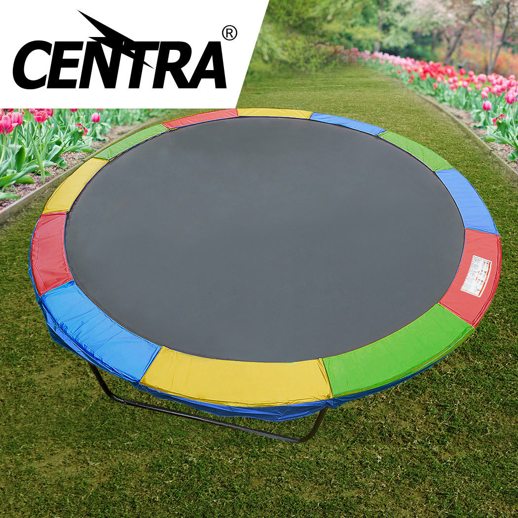 Coryn 8FT Kids Trampoline Spring Cover Replacement - Rainbow