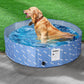 Portable Pet Swimming Pool Kids Dog Cat Washing Bathtub Outdoor Bathing Blue SMALL