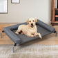 LARGE Dog Beds Elevated Pet Puppy - Grey