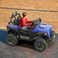 Kids Ride On Car Electric Jeep - Blue