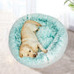 XXLarge Cat Beds Pet Soft Warm Kennel - Teal