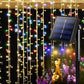 15M 100 LED Bulbs Solar Powered Fairy String Lights Xmas Outdoor Garden Party Controller - Multicolour