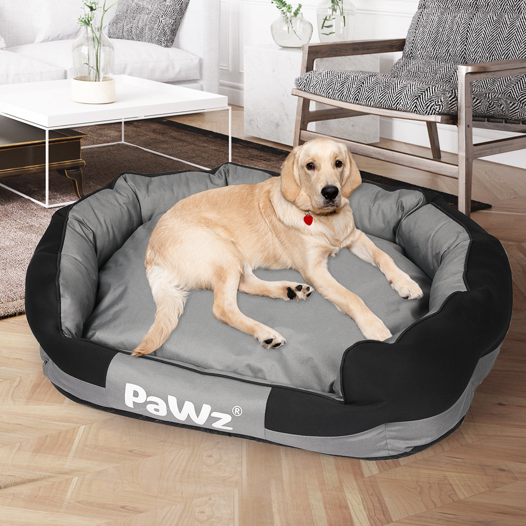 XLarge Dog Beds Waterproof Pet Calming - Grey