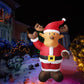 Santa Deer Christmas Inflatable Xmas Decorations - 1.35M