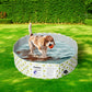 100cm Pet Dog Swimming Pool Cat Portable BathTub Kid Shower Washing Folding