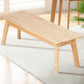 Dining Chairs Bench Chair Seat Wooden Kitchen Chair - Natural