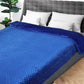 Whalen Weighted Soft Blanket Cover Single - Blue