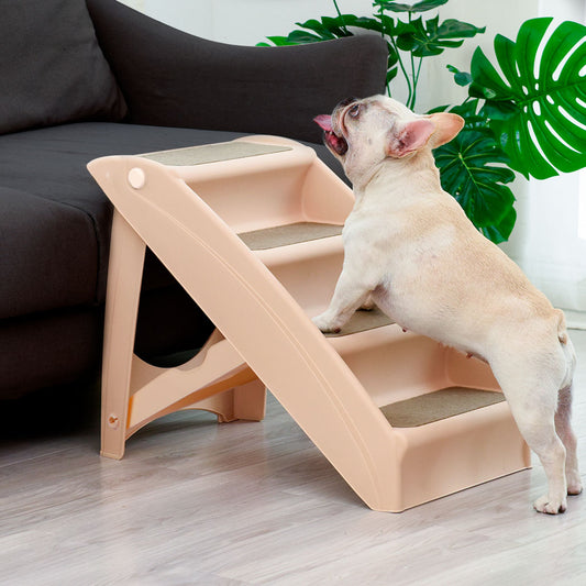 Pet Stairs Ramp Steps Portable Foldable Climbing Ladder Soft Washable Dog