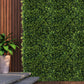 Set of 10 Artificial Boxwood Hedge Fence Fake Vertical Garden