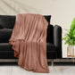 Waylon Throw Ultra-Soft Blanket 320gsm 220x240cm Warm - Mink