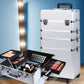 Makeup Case Professional Makeup Organiser 7 In 1 Trolley Silver