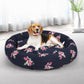 XLarge Dog Beds Washable Calming Pet Bedding - Navy