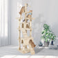 2.1M Cat Scratching Post Tree Gym House Condo Furniture Scratcher Tower