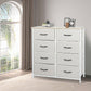 Levede Storage Cabinet Tower Chest Beige