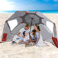 2.33m Nanakuli Outdoor Umbrella Beach Sun Shade Garden Shelter - Red