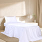 Single Dreamz 3pcs Single Size 100% Bamboo Bed Sheet Set White