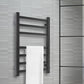 Heated Towel Rail Warmer Rack Wall Mounted - Black