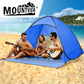 Pop Up Beach Tent Camping Portable Shelter Shade 2 Person Tents Fish Blue