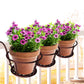 Set of 3 Plant Stand flower Plant Garden Wall Storage Holder Hanging Pot Basket