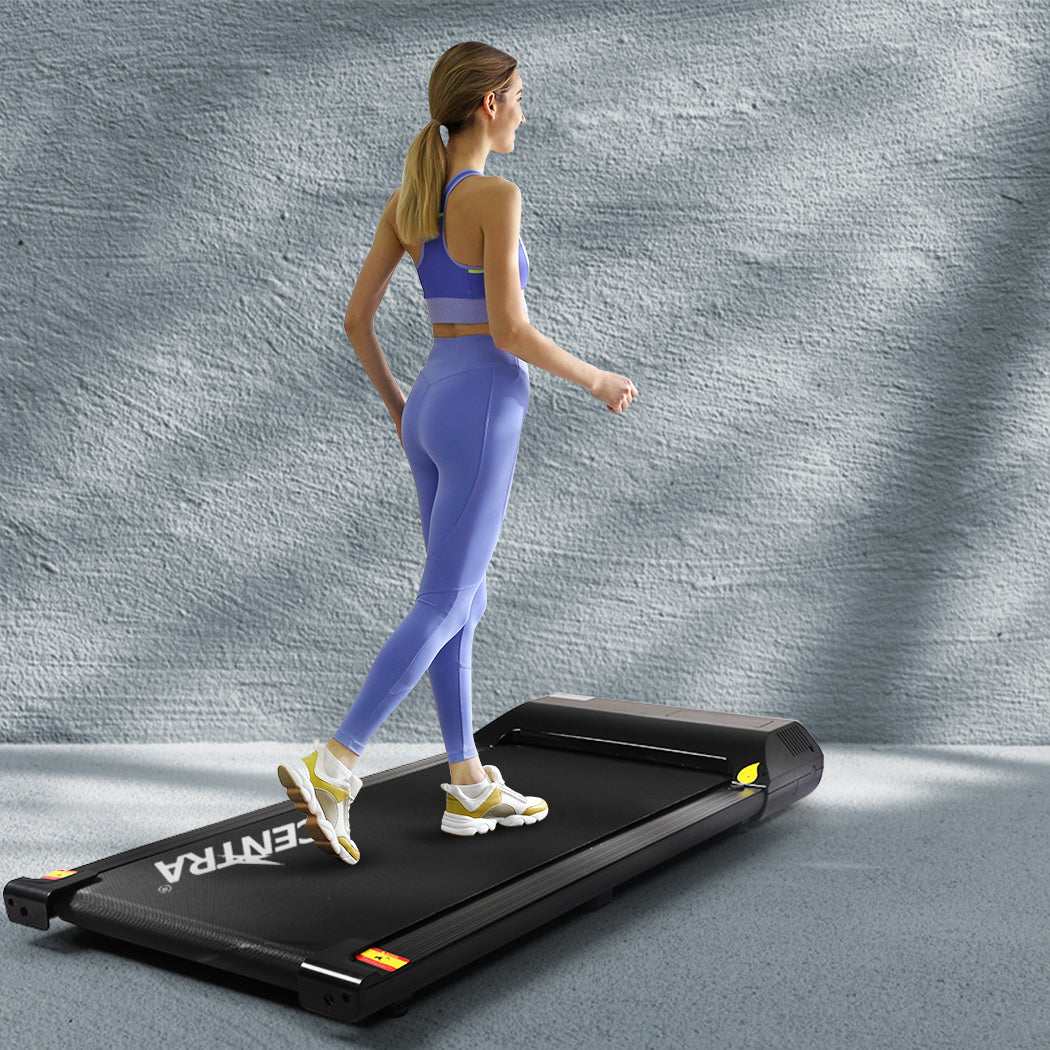 Electric Treadmill Walking Pad Home Office Gym Fitness Remote Control