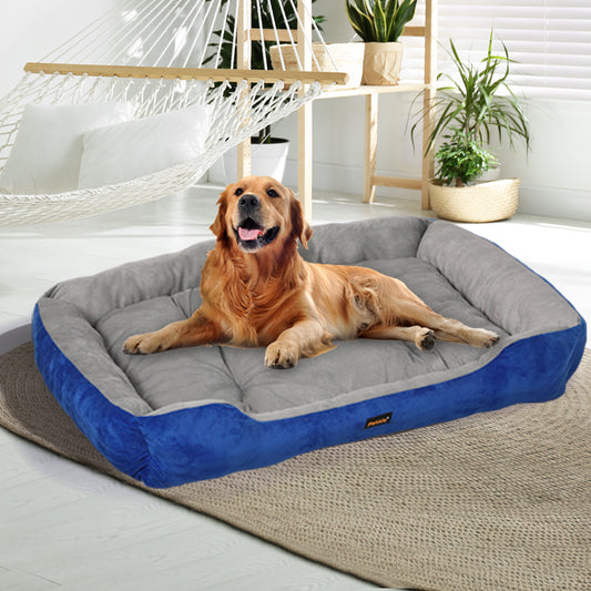 XLarge Dog Beds Pet Mattress Bedding - Navy