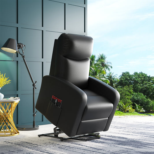 Triton Massage Chair Recliner Chair Electric Lift Armchair Heated Lounge - Black