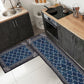 Sable Set of 2 45x150 and 45x75 Kitchen Floor Mat Area Rugs Non-Slip Door Mat