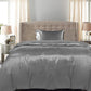 KING SINGLE Quilt Cover Set Bedspread Pillowcases - Summer Grey