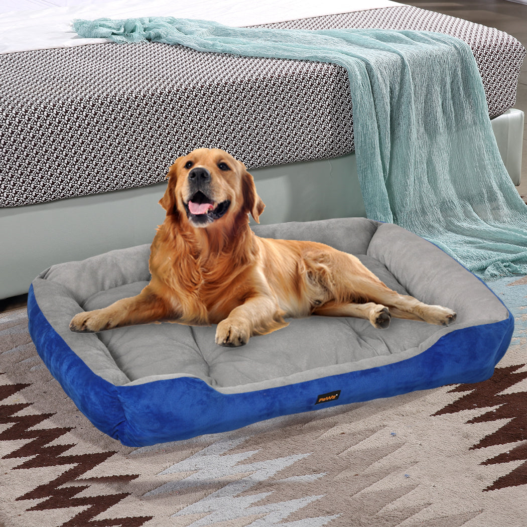 XLarge Dog Beds Pet Mattress Bedding - Navy