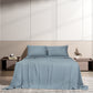 DOUBLE 4-Piece 100% Bamboo Bed Sheet Set - Grey