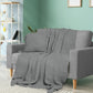 Westlyn Throw Soft Blanket Knitting Cushion - Grey