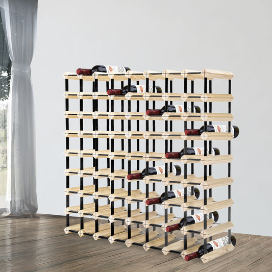 72 Bottle Timber Red Wine Rack Wooden Storage Cellar Display Holder