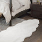 Lennon 80x200cm Floor Rug Area Rugs Cloud Fluffy - White