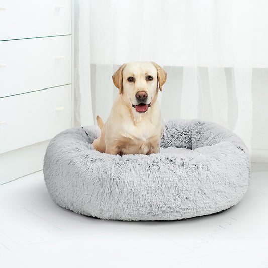 Foxhound Dog Beds Calming Soft Warm Kennel Cave (Cover Only) - Charcoal XLARGE