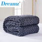 Whimsy Weighted Soft Blanket Knitted Chunky Bulky Knit 6.5KG - Dark Grey