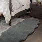 Lennon 80x200cm Floor Rug Area Rugs Cloud Fluffy - Grey