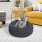 SMALL Cat Beds Calming Warm Soft Plush - Dark Grey