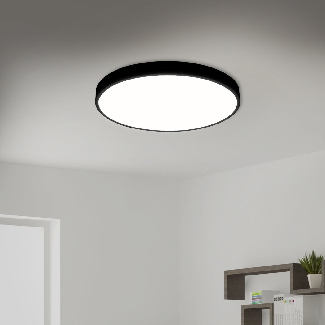 Ultra-Thin 5cm Led Ceiling Down Light Surface Mount Living Room Black 54W
