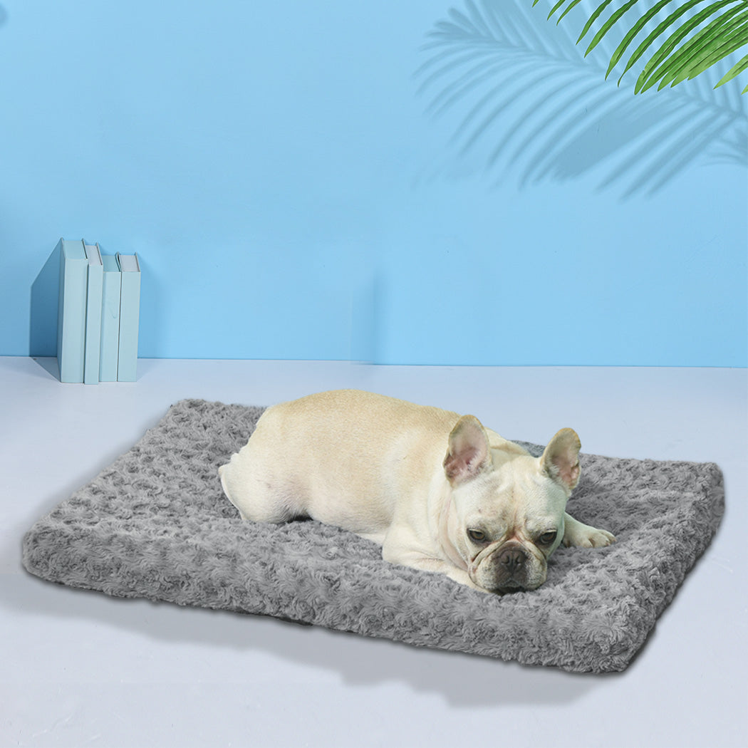 SMALL Dog Beds Pet Bedding Soft Warm - Grey