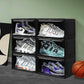 Stacked Shoe Box Acrylic Sneaker Display 6PC Black