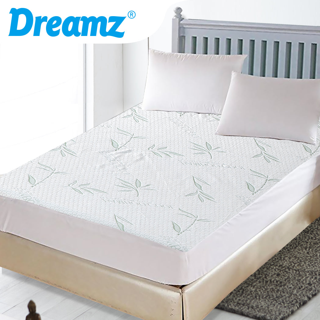 King DreamZ Fully Fitted Waterproof Breathable Mattress Protector